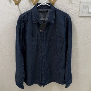 Joe's Jeans Dark Blue Denim Shirt